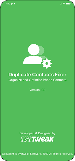 Duplicate Contact fixer - systweak software